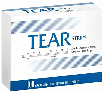 TEAR STRIPS (TEAR FLO) Полоски офтальмологические диагностические