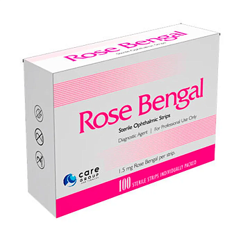  ROSE BENGAL Офтальмологические тест-полоски